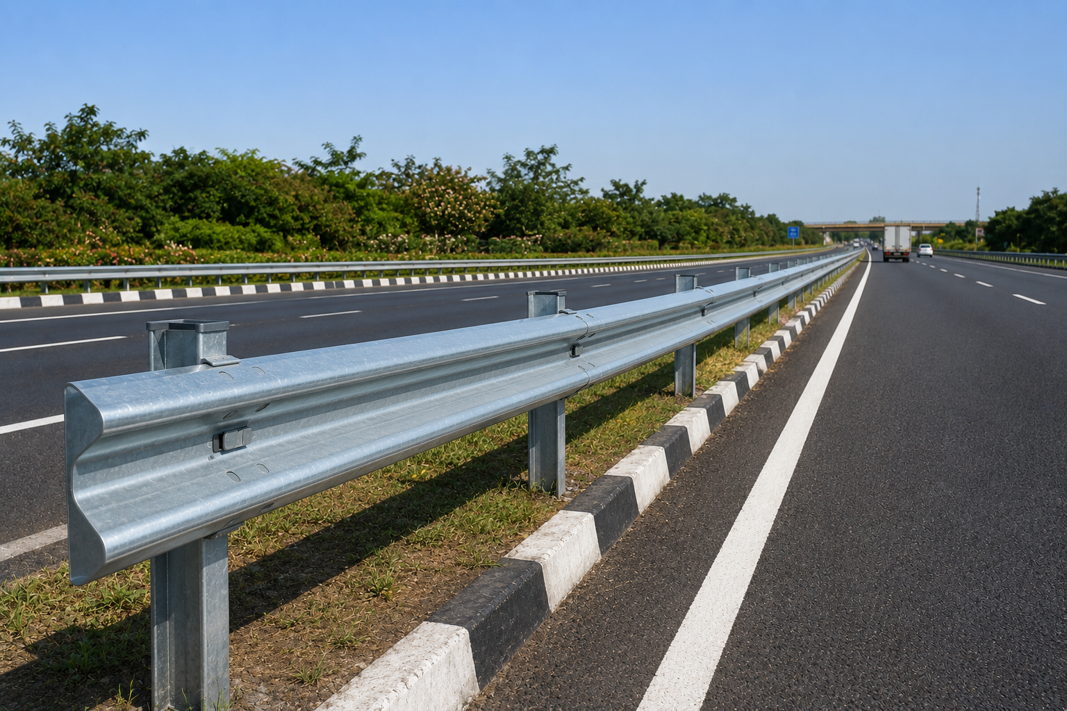 Highway Crash Barrier manufacturer in Vasant Vihar &mdash; Auroguard