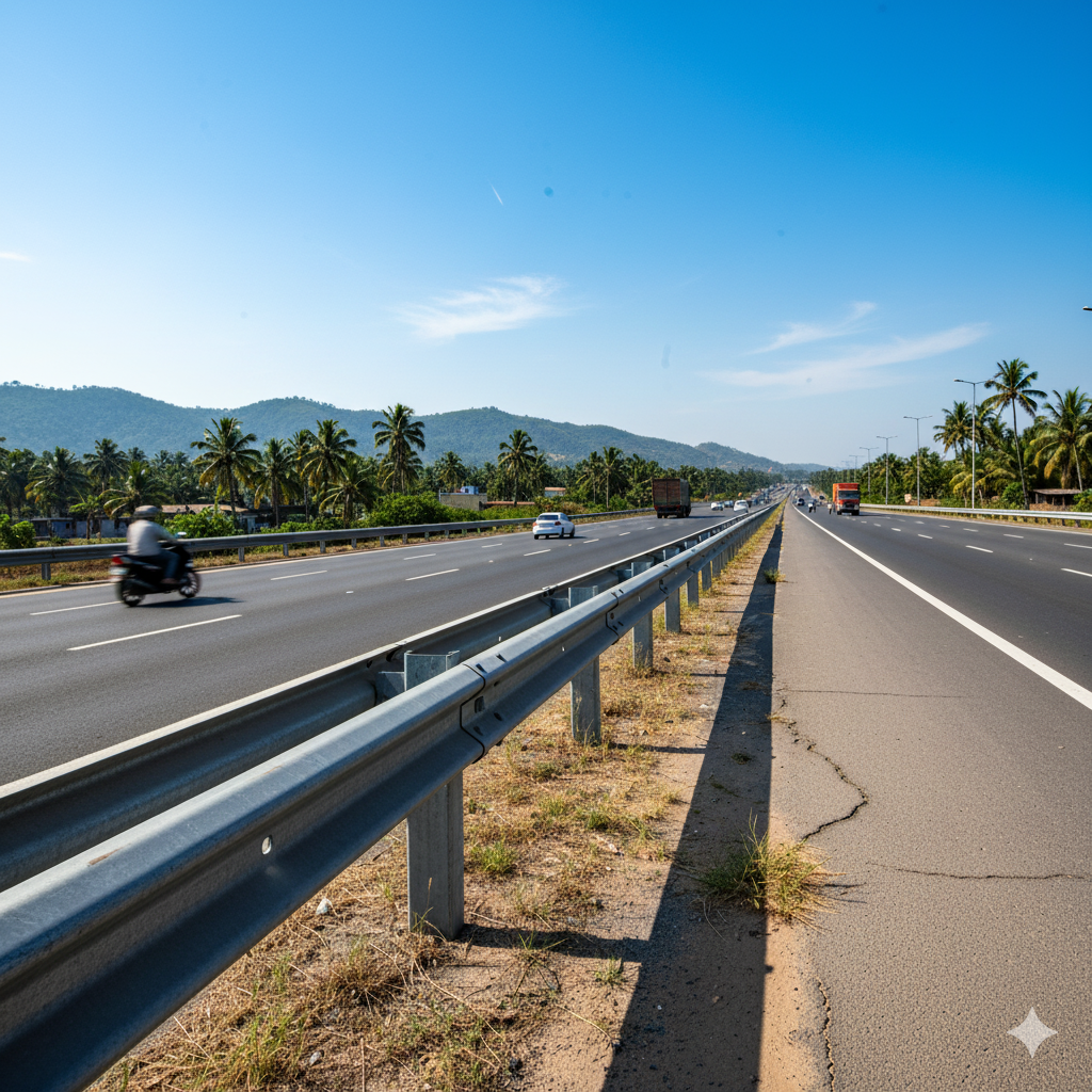 W Beam Crash Barrier manufacturer in Udaipur &mdash; Auroguard