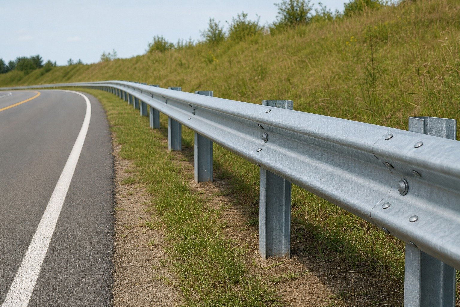 W Beam Crash Barrier manufacturer and supplier in Andaman and Nicobar Islands — view 2